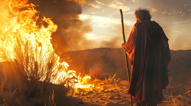 MOSES AND THE BURNING BUSH